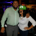 Wilbur and Melanie as Luigi