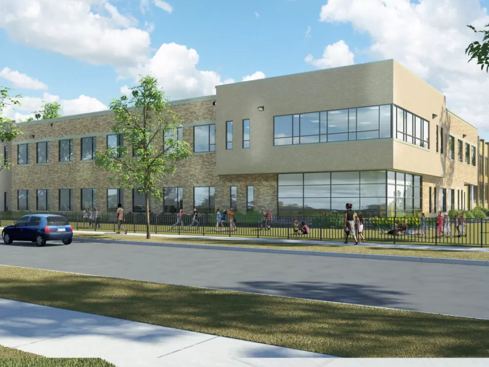 Byrne Elementary School Annex Civil engineering project