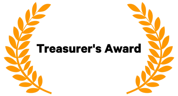 Treasurer's Award for Outstanding Service in Business logo
