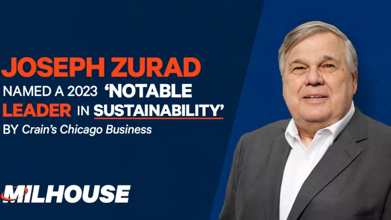 Joseph Zurad Named a 2023 ‘Notable Leader in Sustainability’ by Crain’s Chicago Business 