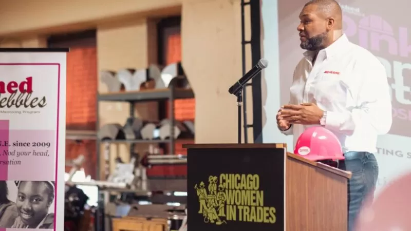 Polished Pebbles Pink Hard Hat – Chicago, IL