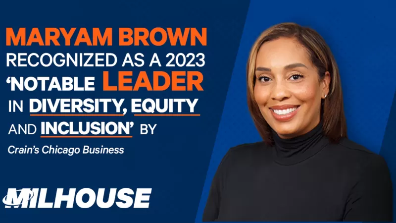 Maryam Brown Recognized as a 2023 ‘Notable Leader in DEI’ by Crain’s Chicago Business  