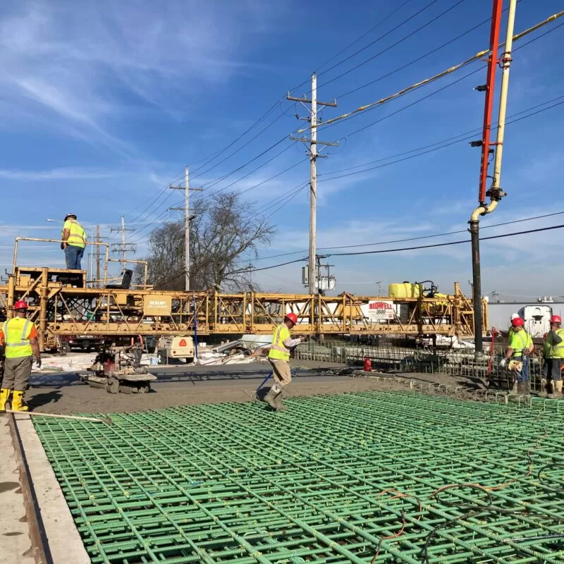 Cermak Bridge Deck Pour
