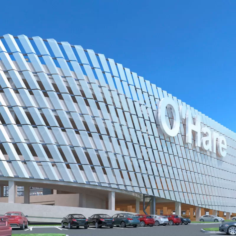 O'Hare T5 Parking Garage