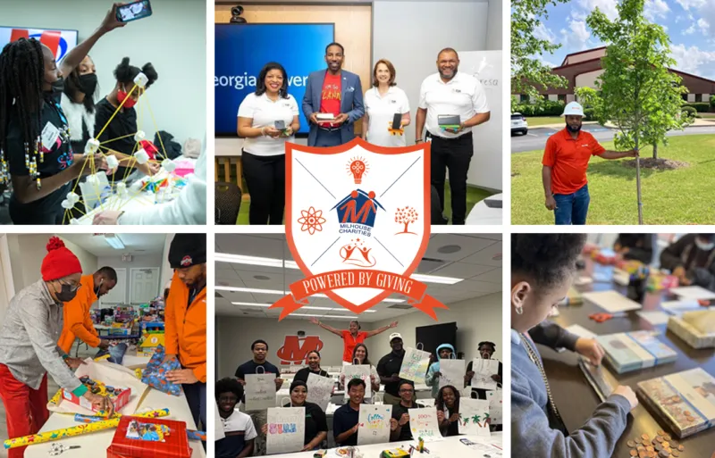 milhouse charities collage